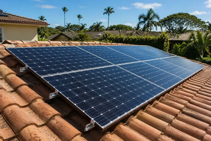 Installation de panneaux solaires à Saint-Germain-de-Lusignan